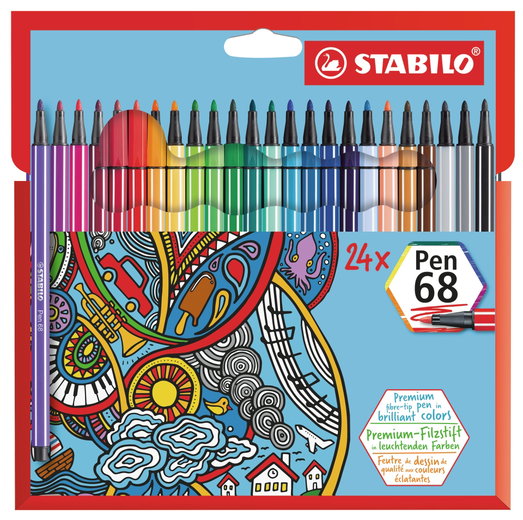 Fibrowa końcówka STABILO Pen 68